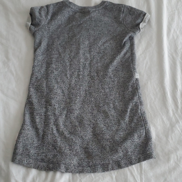 CANADIANA girls short-sleeve grey dress - Picture 2 of 5